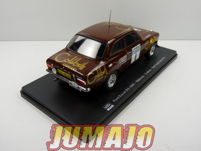 RVQ40 Voiture Rallye 1/24 SALVAT Models : Ford Escort RS 1600 Makinen 1974