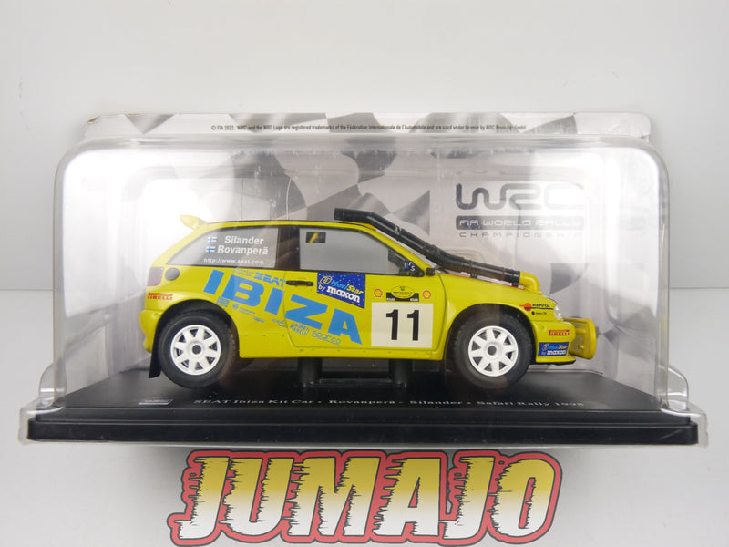 RVQ43 Voiture Rallye 1/24 SALVAT Models : Seat Ibiza Kit Car Rovanpera 1998