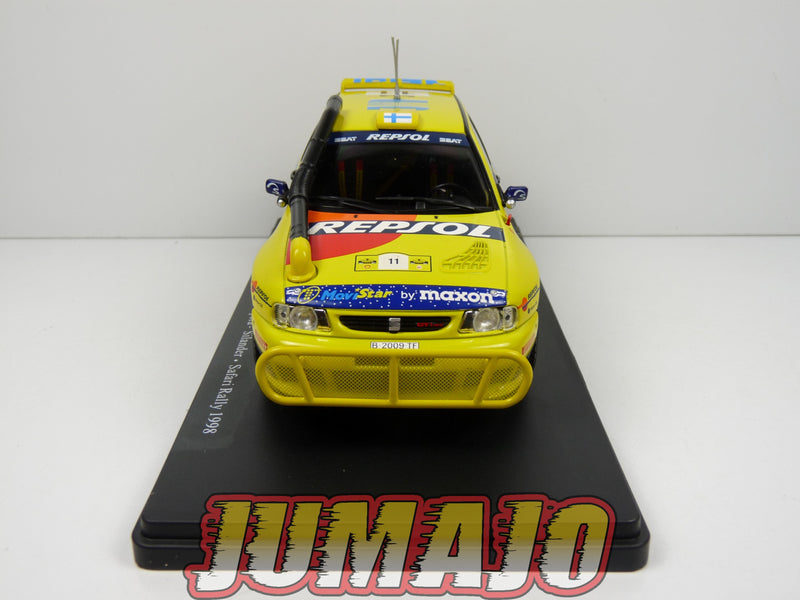 RVQ43 Voiture Rallye 1/24 SALVAT Models : Seat Ibiza Kit Car Rovanpera 1998