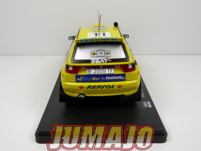 RVQ43 Voiture Rallye 1/24 SALVAT Models : Seat Ibiza Kit Car Rovanpera 1998