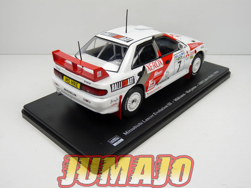 RVQ47 Voiture Rallye 1/24 SALVAT Models : Mitsubishi Lancer Evo III Makinen 1996