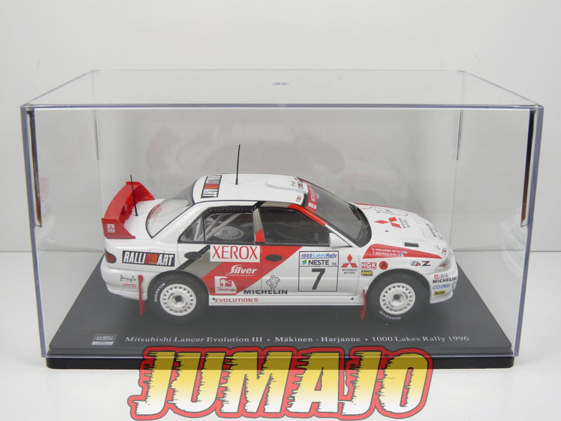 RVQ47 Voiture Rallye 1/24 SALVAT Models : Mitsubishi Lancer Evo III Makinen 1996