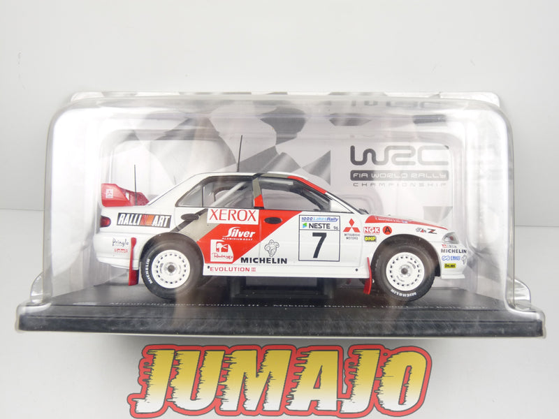 RVQ47 Voiture Rallye 1/24 SALVAT Models : Mitsubishi Lancer Evo III Makinen 1996