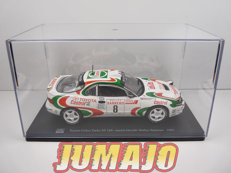 RVQ8 Voiture Rallye 1/24 SALVAT Models : Toyota Celica Turbo ST185 Auriol Occelli 1994