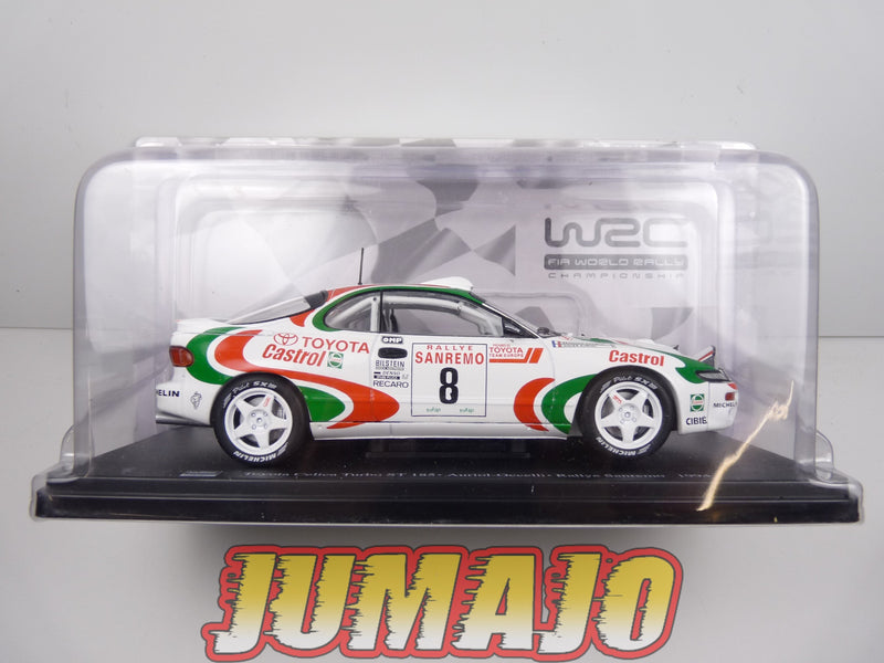 RVQ8 Voiture Rallye 1/24 SALVAT Models : Toyota Celica Turbo ST185 Auriol Occelli 1994