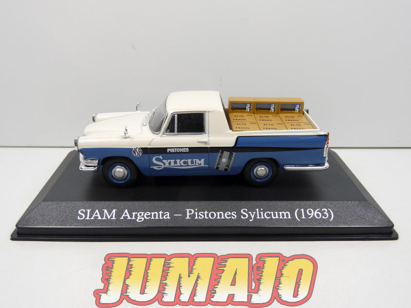 SER29 Voiture 1/43 SALVAT Vehiculos Servicios : SIAM Argenta - Pistones Sylycum (1963)