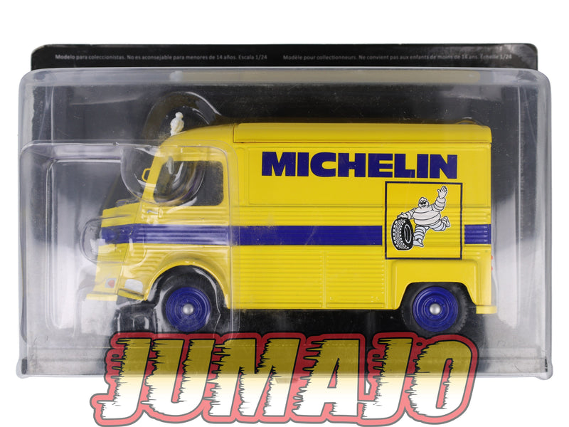 TES12 Voiture 1/24 Hachette TEST : CITROEN Type H 1962 Michelin