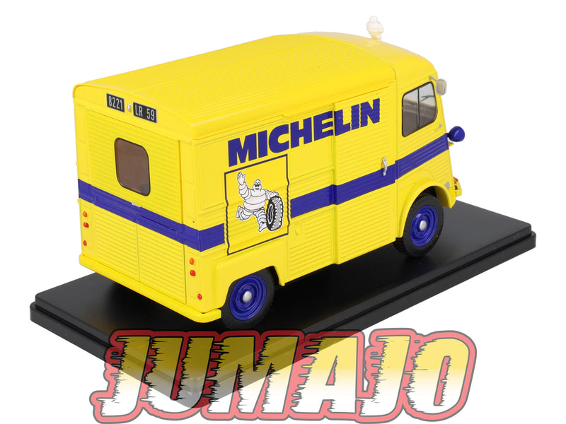 TES12 Voiture 1/24 Hachette TEST : CITROEN Type H 1962 Michelin