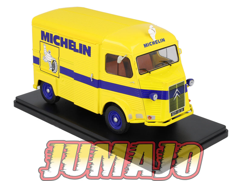 TES12 Voiture 1/24 Hachette TEST : CITROEN Type H 1962 Michelin