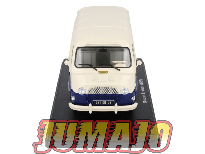 TES13 Voiture 1/24 Hachette TEST : RENAULT Estafette 1962 Vache qui rit