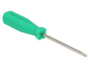 TVI3 Tournevis triangle Vert Screwdriver 11,5cm