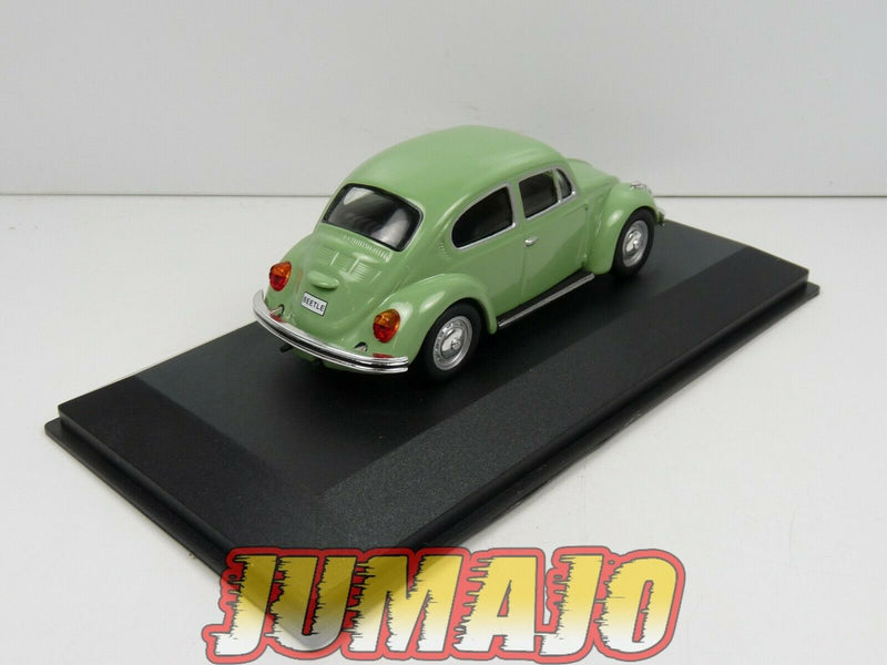 HAC3 1/43 NOREV Hachettes GRECE : VOLKSWAGEN Beetle Käfer Coccinelle verte 1972