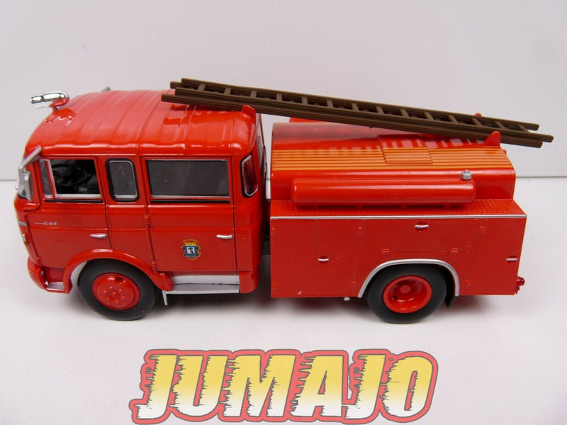 CP8 POMPIERS 1/43 altaya IXO Magirus Berliet GAK MADRID cuerpo de bomberos