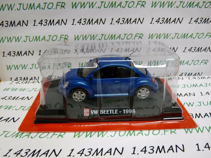 AP64 voiture 1/43 AUTOPLUS IXO : VW VOLKSWAGEN new beetle 1998 bleu