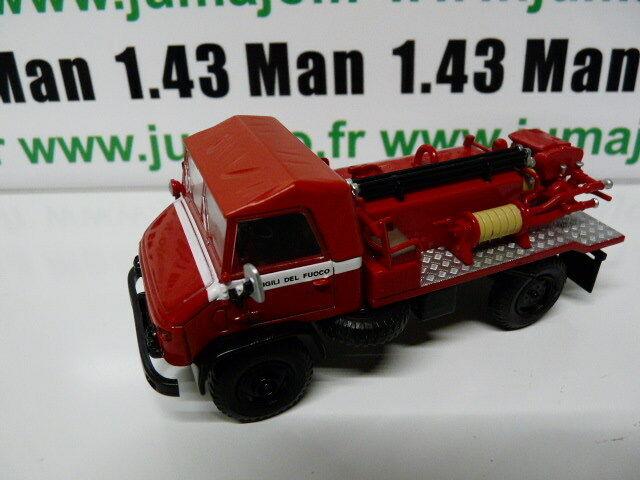 CP13 CAMIONS POMPIERS 1/43 altaya IXO : Maheu-Labrosse Unimog 404 (1977) forêt