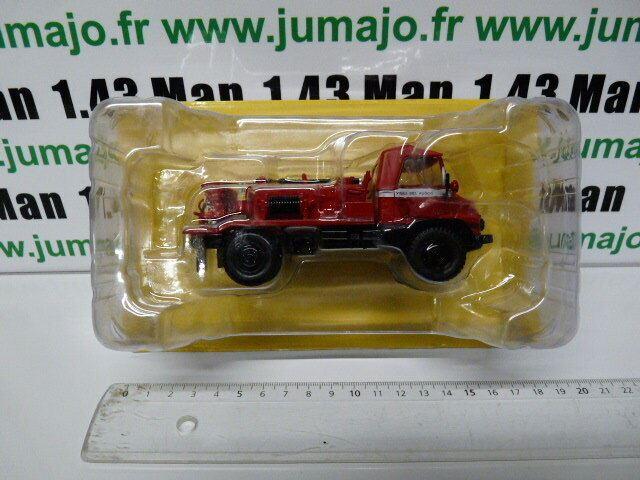 CP13 CAMIONS POMPIERS 1/43 altaya IXO : Maheu-Labrosse Unimog 404 (1977) forêt