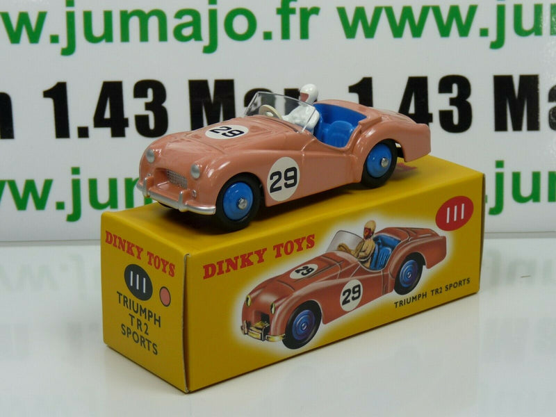 DT4 Voiture réédition DINKY TOYS atlas : 111 Triumph TR2 Sports UK