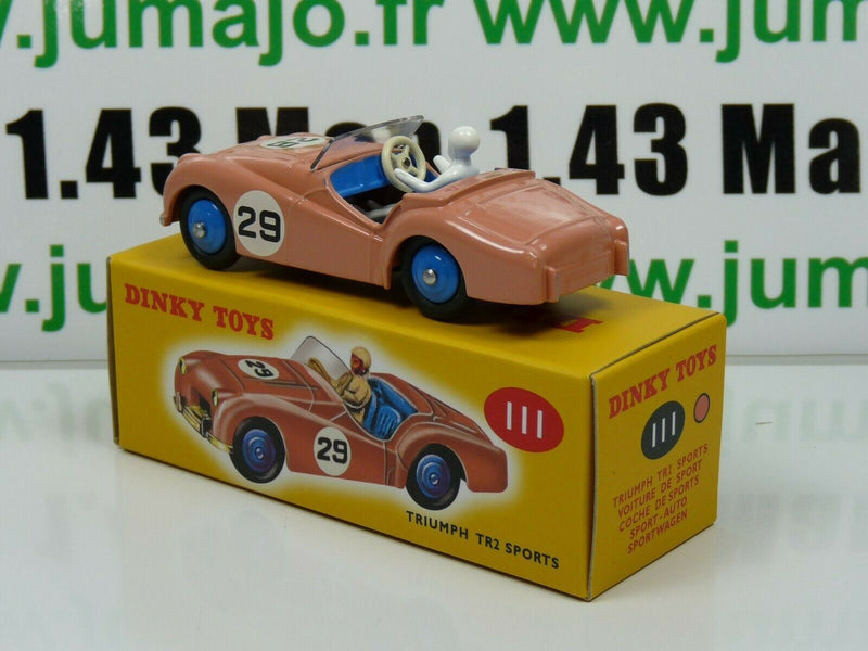 DT4 Voiture réédition DINKY TOYS atlas : 111 Triumph TR2 Sports UK