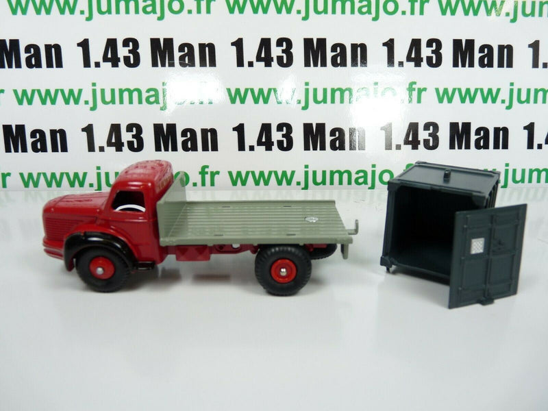 DT84 Voiture réédition DINKY TOYS atlas : 34B Plateau Berliet Container