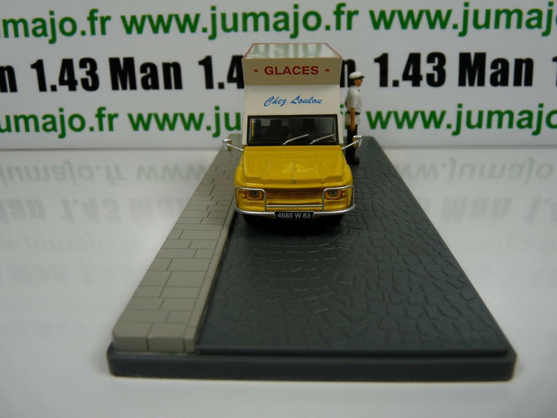 PU2 voiture 1/43 Eligor : CITROËN Méhari Marchand de glaces