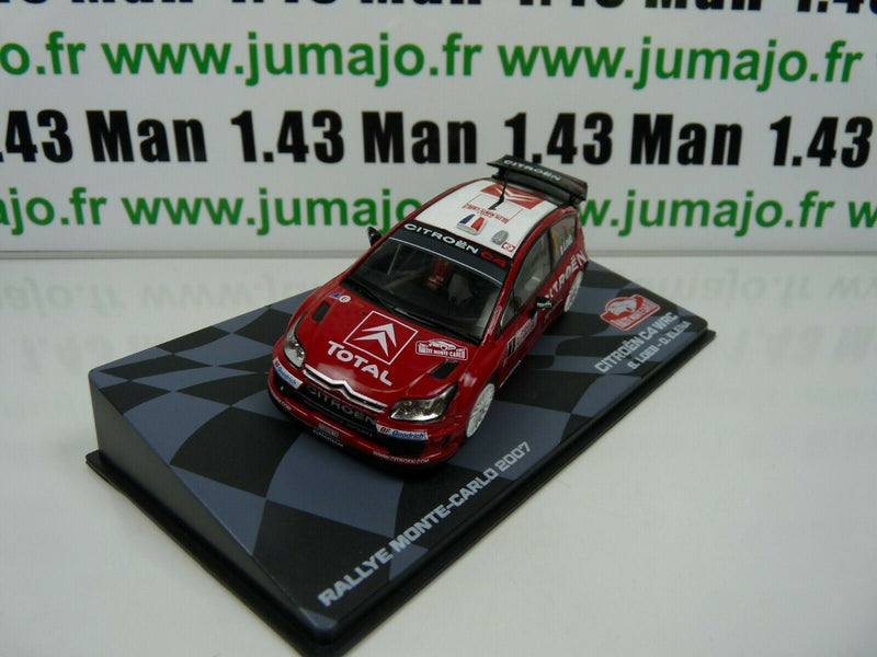 RMIT33 1/43 IXO Rallye Monte Carlo : CITROËN C4 WRC S.Loeb 2007