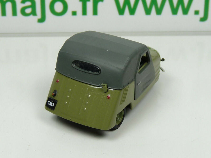 RUS21 Voiture1/43 IXO déagostini RUSSE URSS : SMZ S1L CYCLECAR 1952-56 TRICICLO