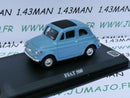 Voiture 1/43 del prado FIAT 500 BLEU