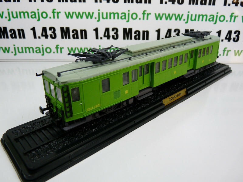 AM10 Automotrices train SNCF 1/87 HO : métallique Midi 1925 ZCEyf 23001