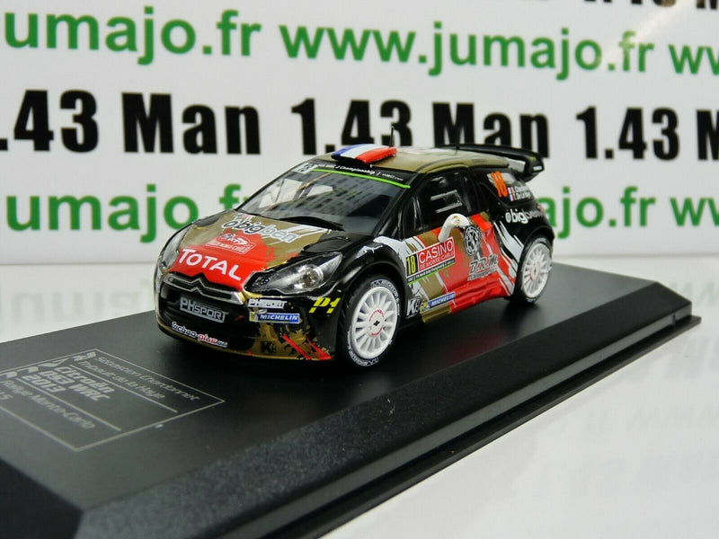 RD15 1/43 IXO Direkt Rallye : CITROËN DS3 WRC Monte Carlo 2015 Chardonnet