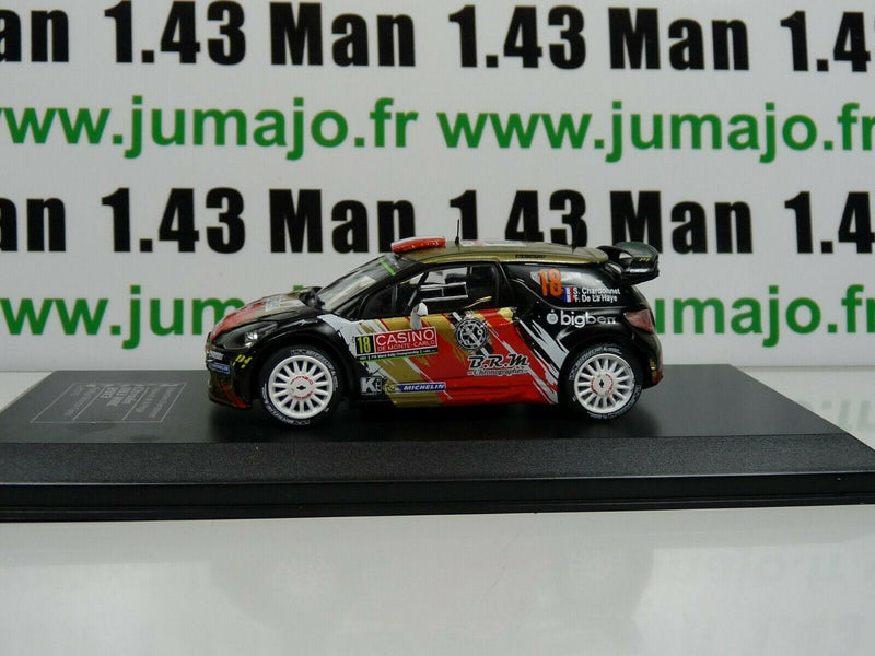 RD15 1/43 IXO Direkt Rallye : CITROËN DS3 WRC Monte Carlo 2015 Chardonnet