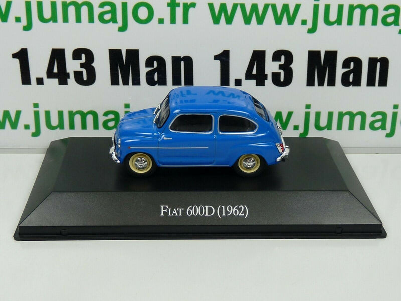 ARG4 Voiture 1/43 SALVAT Autos Inolvidables : Fiat 600D (1962) Fitito
