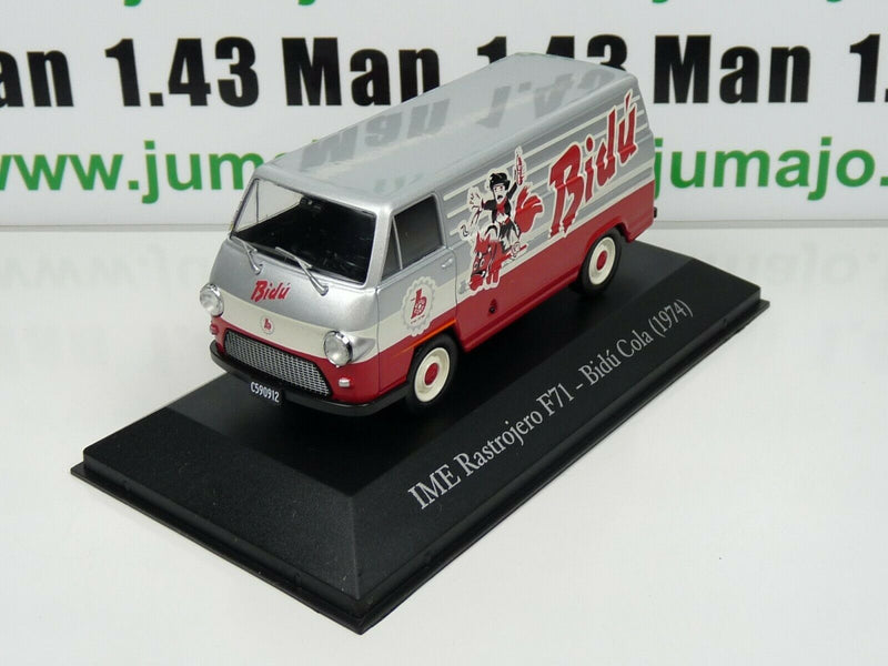 SER24 1/43 SALVAT Vehiculos Servicios IME Rastrojero F17 Bidu Cola (1974)