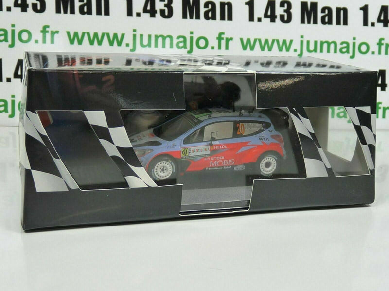 RD11 voiture 1/43 IXO Direkt Rallye : HYUNDAI I20 WRC Italie 2015 H.Paddon