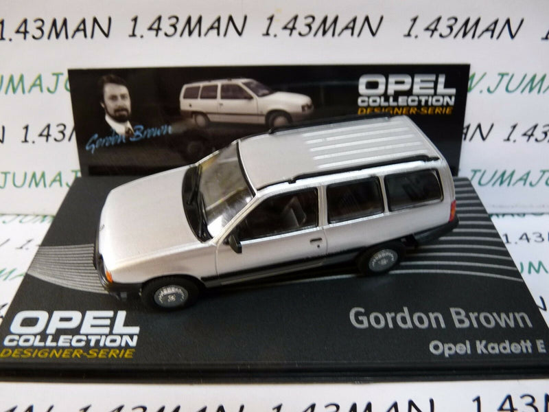 OPE133 1/43 IXO designer serie OPEL collection : KADETT E Break G.Brown silver