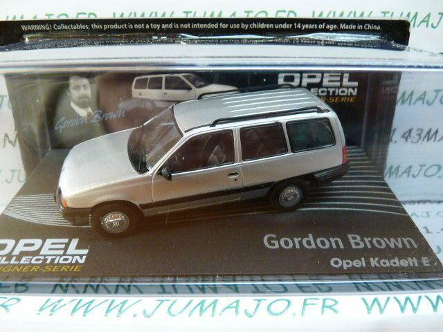 OPE133 1/43 IXO designer serie OPEL collection : KADETT E Break G.Brown silver