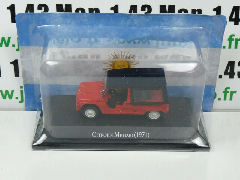 ARG32 Voiture 1/43 SALVAT Autos Inolvidables : CITROËN MEHARI 1971