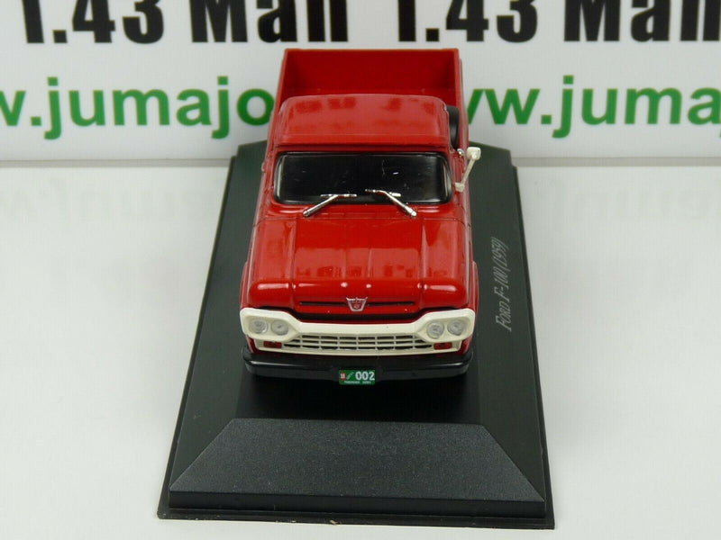 ARG42 Voiture 1/43 SALVAT Autos Inolvidables : FORD F-100 1959 pick-up