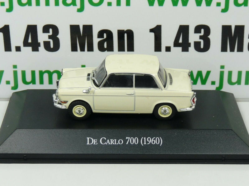ARG34 Voiture 1/43 SALVAT Autos Inolvidables : DE CARLO 700 (BMW 700) 1960