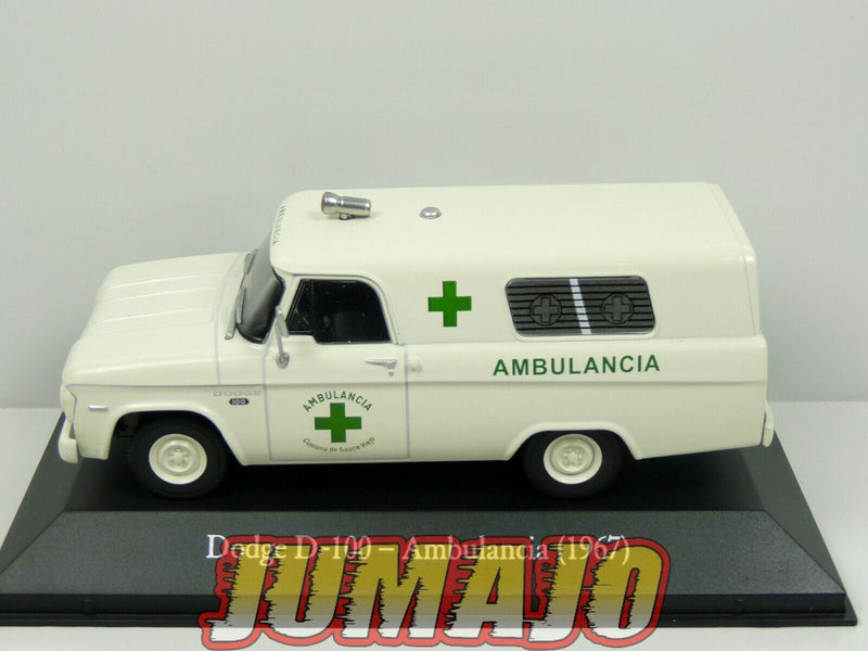 SER7 1/43 SALVAT Vehiculos Servicios : Ambulance DODGE D 100 1967