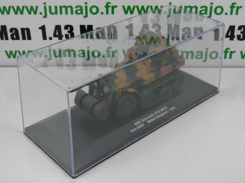 WW9N Eaglemoss 1/43 Blindés WW2 : AMC Schneider P16 (M29) Citroën Belgique 1940