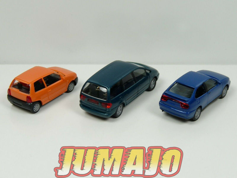 LOT HO2 voitures 1/87 HO HERPA SEAT Cordoba bleu, Alhambra verte, Arosa