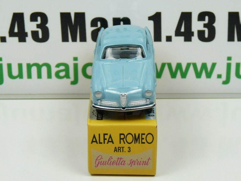 MRY1 Voiture 1/48 MERCURY hachette : ALFA ROMEO GIULIETTA SPRINT bleu