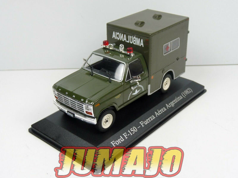 SER13 1/43 SALVAT Vehiculos Servicios FORD F 150 1982 Croix rouge ambulance