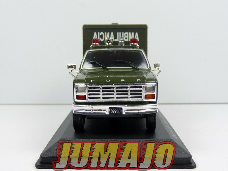 SER13 1/43 SALVAT Vehiculos Servicios FORD F 150 1982 Croix rouge ambulance