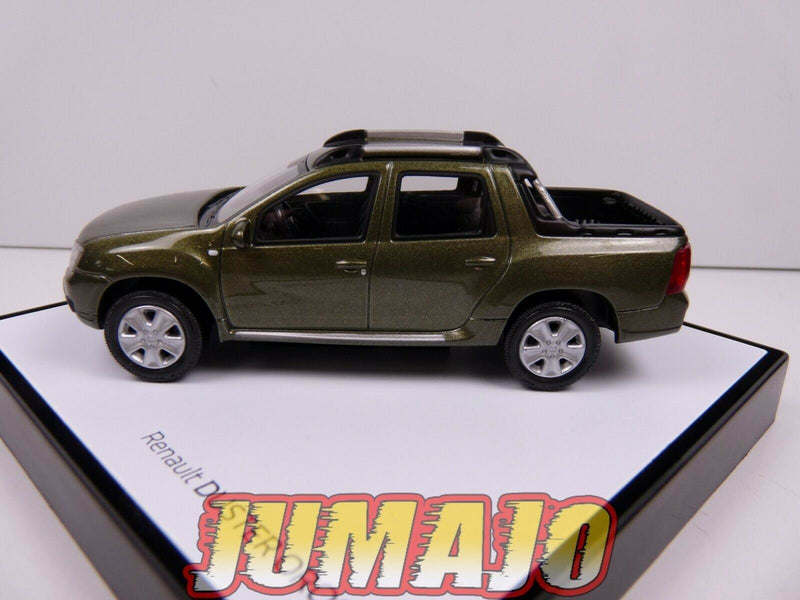 REN20 VOITURE 1/43 NOREV dealer pack RENAULT Duster Oroch pick-up 4X4 2015