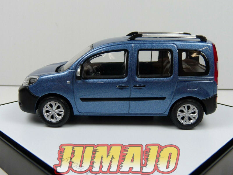 REN13 VOITURE 1/43 NOREV dealer pack RENAULT Kangoo II particulier Bleu 2013