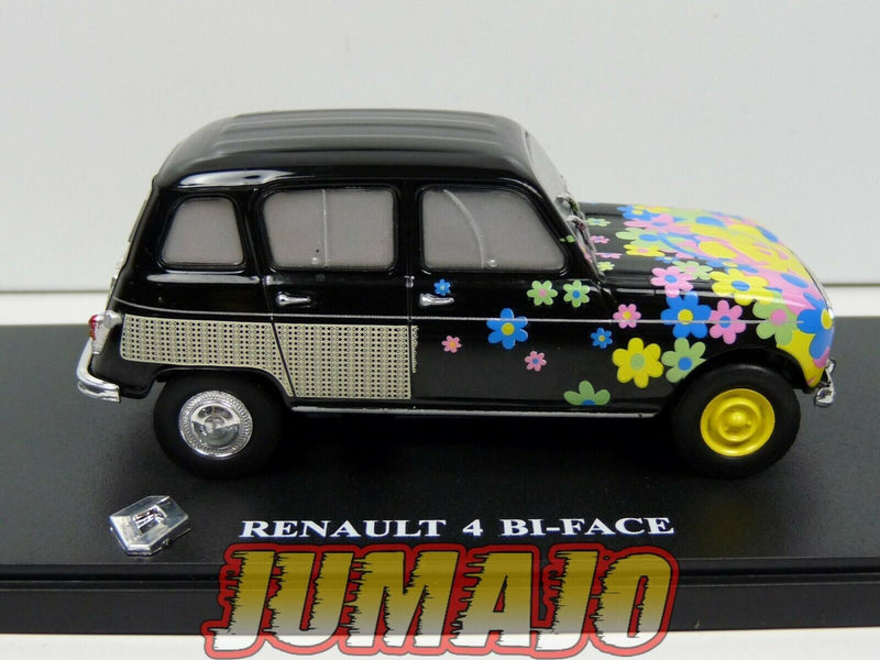 R4L53 Passion RENAULT 4 L 1/43 : Bi-Face (peace and Love)
