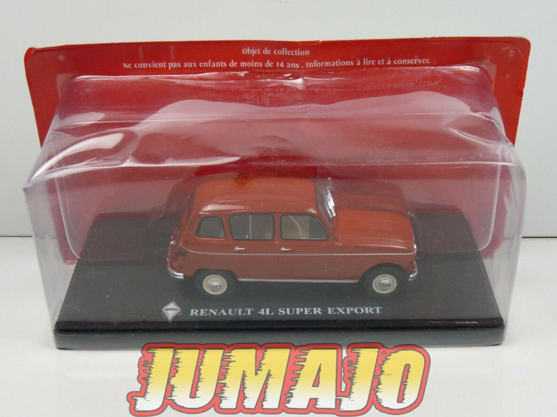 R4L43 Passion RENAULT 4 L 1/43 : RENAULT 4L Super Export 1964