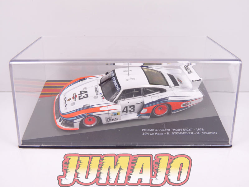 24H29 voiture 1/43 IXO altaya Collection Porsche Italie 935 Moby Dick 1978 Stommelen 24 heures le mans