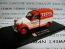 2CVAP54 voiture 1/43 ELIGOR Autoplus CITROËN 2CV n°33 camionette TEEPOL SHELL